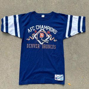 ‘86 Champion Broncos AFC Champs Tee